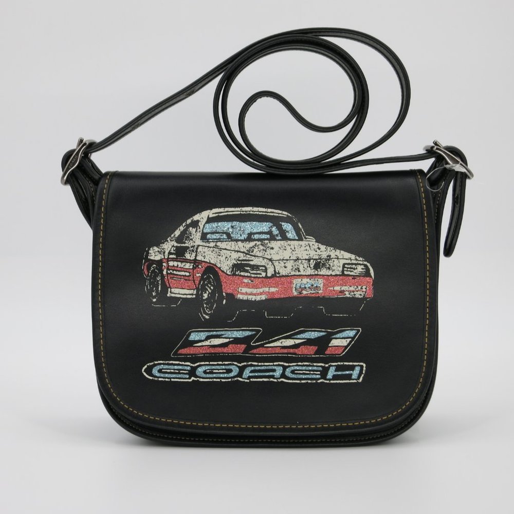 Coach Patricia 23 Car Glove Tanned Leather Saddle